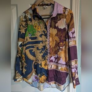 River Island Floral Patterned Blouse